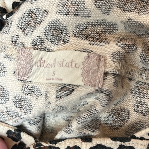 Altard State ! Leopard overalls with elastic waist and adjustable straps - Picture 5 of 8